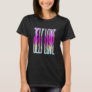 T-shirt Amour de soi Trippy Psychédélique Coloré Goutte à