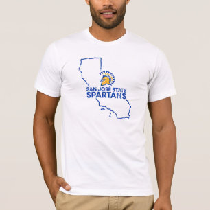T-shirt Amour de Spartans d'état de San Jose