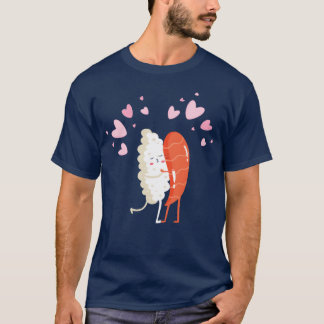 T-shirt amour de sushi famille