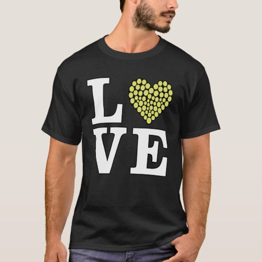T-shirt Amour de Tennis (Devant)