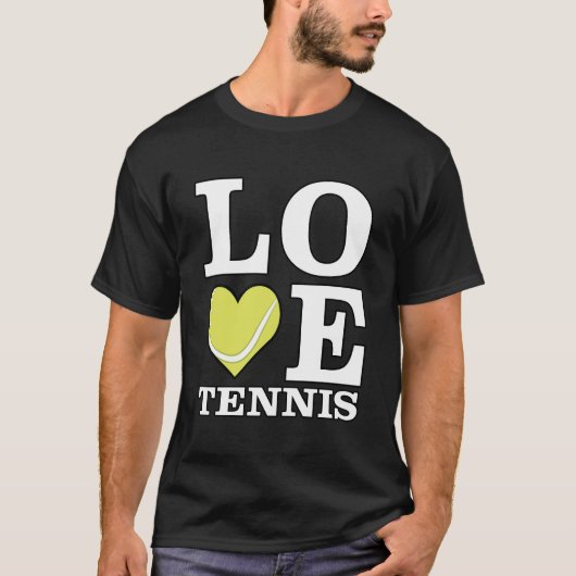 T-shirt Amour de Tennis (Devant)