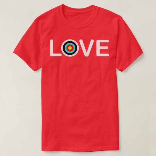 T-shirt Amour de tir à l'arc (Design devant)
