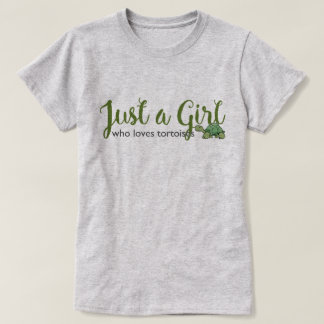 T-shirt Amour de tortue juste une pièce en t de tortue de