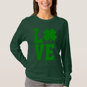 T-shirt Amour de Trèfle Vert Cool