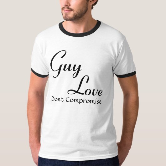T-shirt Amour de type (Devant)