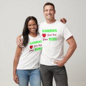 T-shirt Amour de zombi (Unisexe)