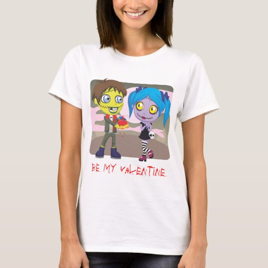 T-shirt Amour de zombi (Devant)