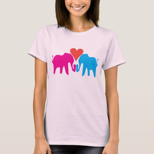 T-shirt Amour d'éléphant (Devant)