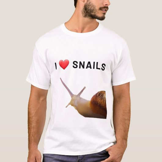 T-shirt Amour des escargots (Devant)