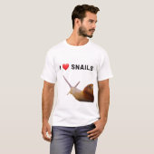 T-shirt Amour des escargots (Devant entier)