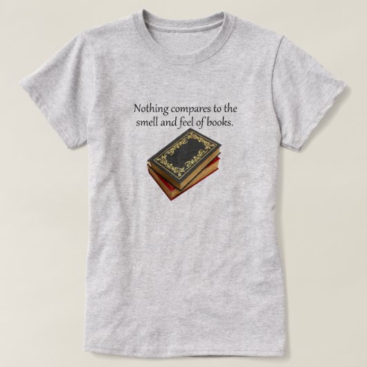 T-shirt Amour des livres (Design devant)