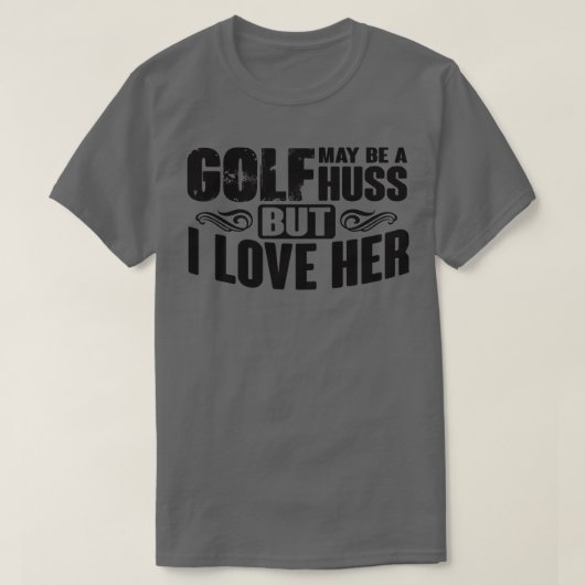 T-shirt Amour des maris de golf (Design devant)