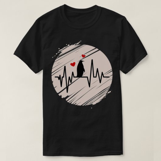 T-shirt Amour des pingouins (Design devant)