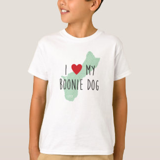 T-shirt Amour d'I des enfants ma chemise de chien de