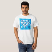 T-shirt Amour (Diamant Bleu) (Devant entier)