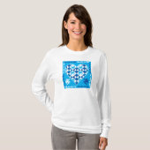 T-shirt Amour (Diamant Bleu) (Devant entier)