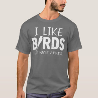 T-shirt Amour d'oiseau Plaisanterie Personnes Budgie Parro