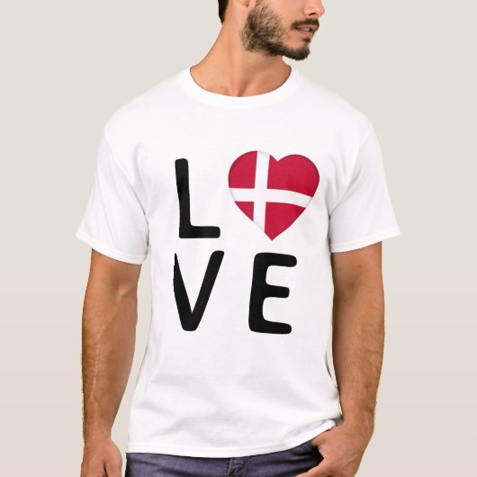 T-shirt Amour - Drapeau Arabie Saoudite (Devant)