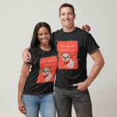 T-shirt Amour drôle de pug 126 (Unisexe)