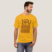 T-shirt Amour drôle jeu terminé (Devant entier)