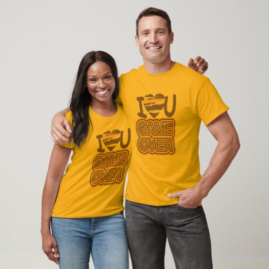 T-shirt Amour drôle jeu terminé (Unisexe)