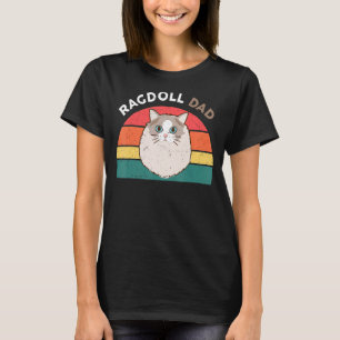 T-shirt Amour Drôle Ragdoll Chat Ragdoll Chat Papa Proprié