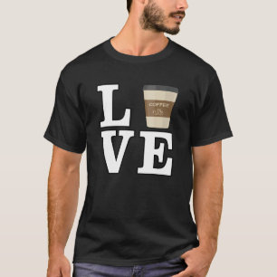 T-shirt Amour du café
