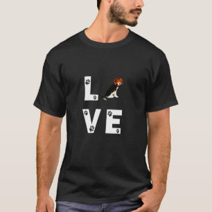 T-shirt Amour du chien beagle