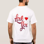 T-shirt Amour du coeur (Dos)