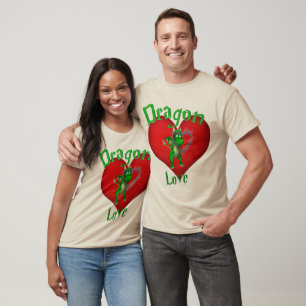 T-shirt Amour du dragon