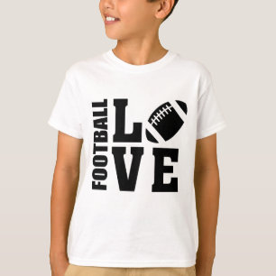 T-shirt Amour du football américain
