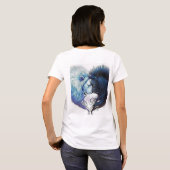 T-shirt amour du lion (Dos entier)