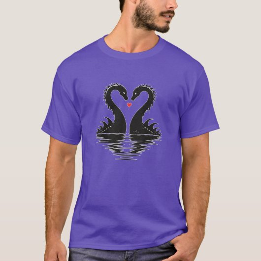 T-shirt Amour du Loch Ness (Devant)