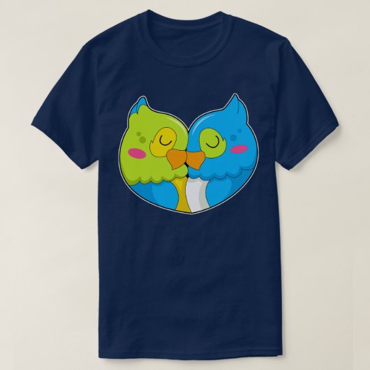 T-shirt Amour du perroquet (Design devant)