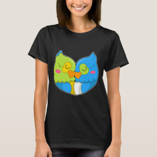T-shirt Amour du perroquet
