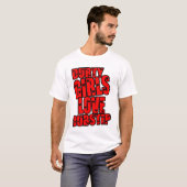 T-SHIRT AMOUR DUBSTEP DE FILLES DE DURTY (Devant entier)