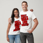 T-SHIRT AMOUR DUBSTEP DE FILLES DE DURTY (Unisexe)