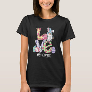 T-shirt Amour Éducation Spéciale Pâques Gnome OEuf Hunti