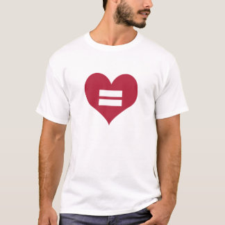 T-shirt Amour Égalité Coeur