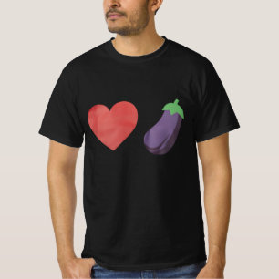T-shirt Amour Eggplant Funny Gay Pride LGBTQ