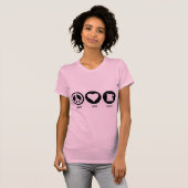 T-shirt Amour Egypte de paix (Devant entier)