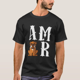 T-shirt Amour Espagnol drôle Bulldog Chien maman