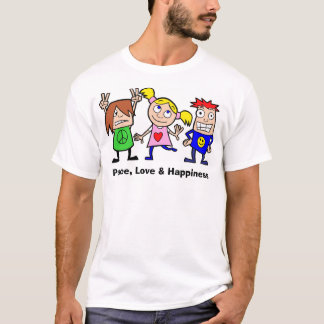 T-shirt Amour et bonheur de paix