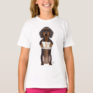 T-shirt Amour et Dachshund