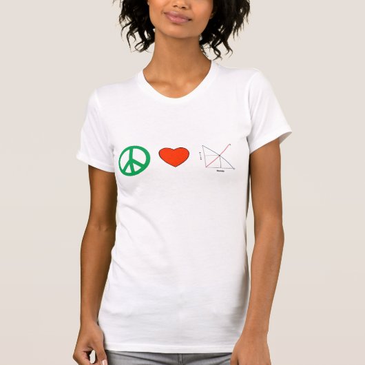 T-shirt Amour et économie de paix (Devant)
