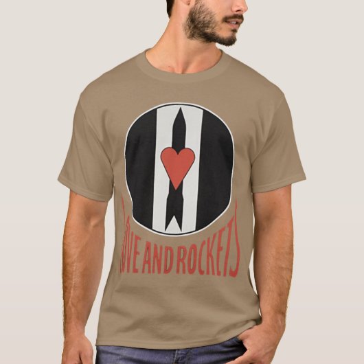 T-shirt Amour et Fusées (Devant)