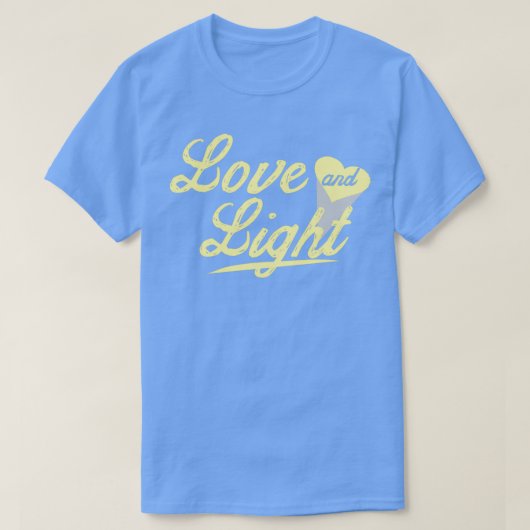 T-shirt Amour et lumière (Design devant)