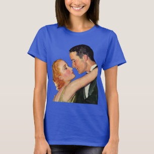 T-shirt Amour et romance vintage, films hollywoodiens rétr