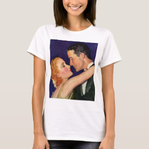 T-shirt Amour et romance vintage, films rétro d'Hollywood