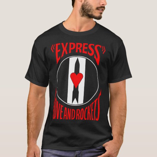 T-shirt Amour Et Roquettes (Devant)